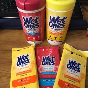 Lot of Wet Ones Bundle Antibacterial for Hands